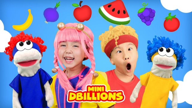 Ням-Ням Фрукты и Овощи (С мини героями и куклами) | D Billions Детские Песни