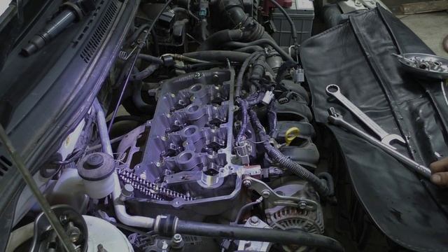 Протяжка ГБЦ 1NZ FE исправление косяка