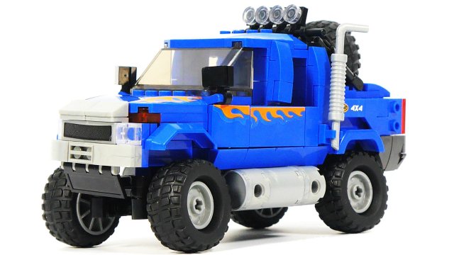 Собираем пикап Jeep Gladiator из лего - конструктор Sluban M38-B0813