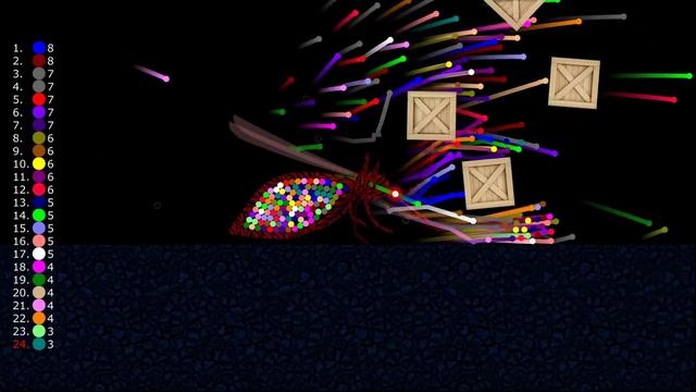 Escape 2 - Survival Marble Race in Algodoo