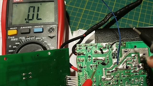 Прозвонка проблемных цепей на печатной плате и составление схемы. Часть 1.