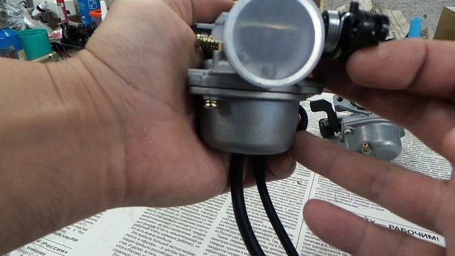 Установка карбюратора PZ19 на двигатель 139qmb, серия 1: Карбюраторы