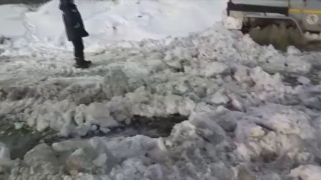 Испытание КамАЗов и Уралов на зимнике Водители высшего класса
