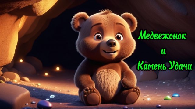 Сказки на ночь для малышей|Медвежонок и Камень Удачи | Слушать сказки перед сном| Аудио сказки