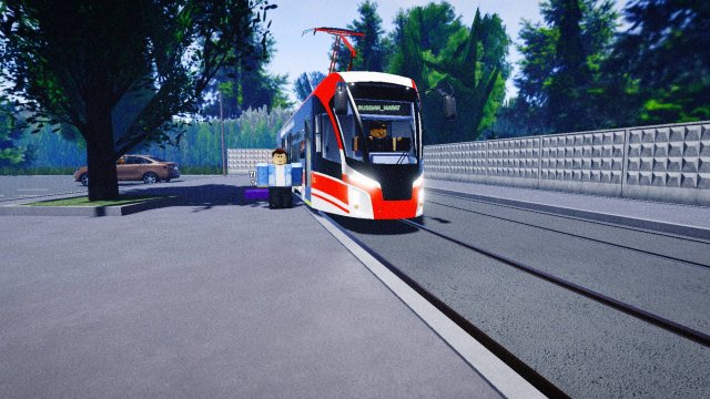 Сопровождаем трамвай в Санкт-Петербург РП