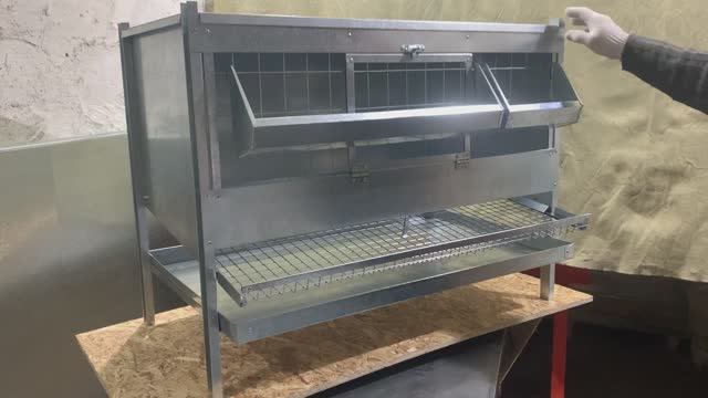Клетка для кур несушек из оцинковки