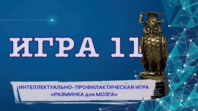 11 Игра 2024 интеллектуально-профилактическая игра «Разминка для мозга»