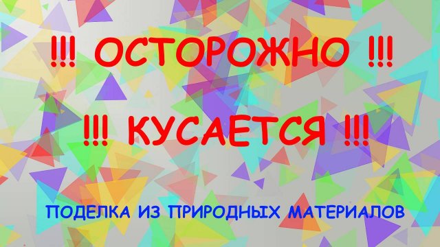 ОСТОРОЖНО КУСАЕТСЯ