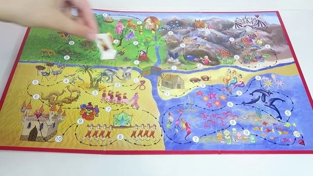 Настольная игра "Путешествие с цифрами", компания "Новое поколение"