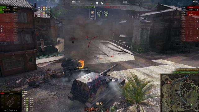 [Fermani wot] Танк с пушкой от корабля HO RI 3 попал на карту Жемчужная река! Устроил им настоящий