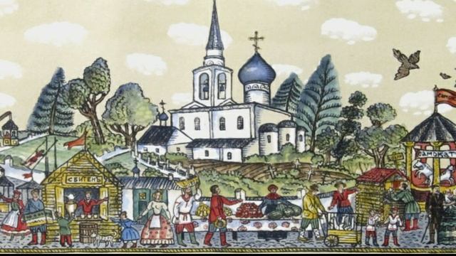 "Ярмарочное гулянье. Святогорский монастырь"