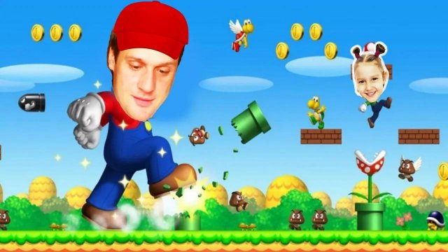 ШОК! Полина и Папа ПОПАЛИ в ИГРУ! Кто пройдёт все уровни? 24 часа ЧЕЛЛЕНДЖ в игре