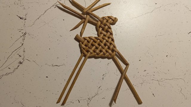 Северный олень. Новогодняя игрушка.