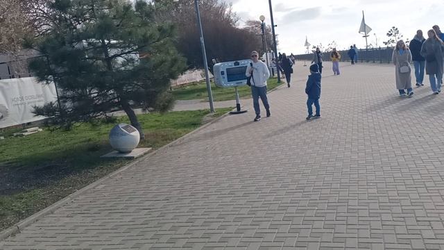 Анапа продолжает радовать погодой! Полный штиль! 9 ноября 2024. 12.30