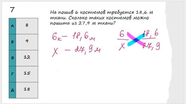 Как составить пропорцию?