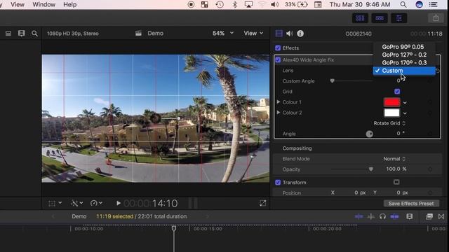 How to Fix GoPro Fisheye Effect - FCPX Tutorial