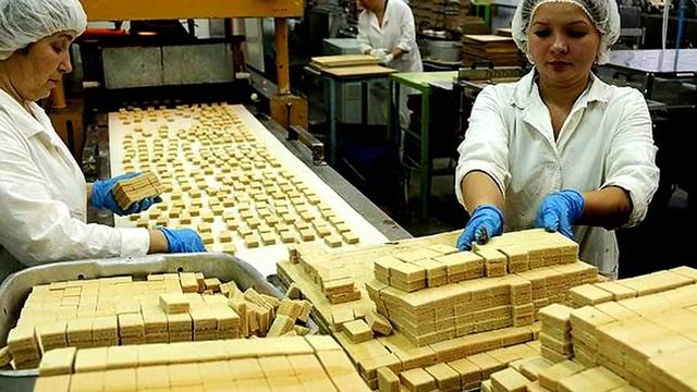 Сладкая фабрика. Как делают конфеты. Экскурсия на кондитерскую фабрику