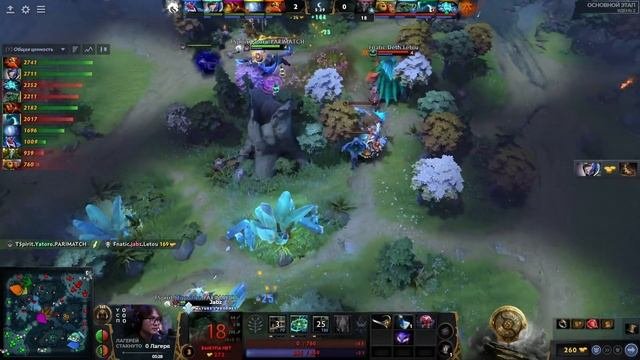 TEAM SPIRIT vs FNATIC - 1 карта / Bo3 - 2-й Раунд Лузеров / Ti 10 [Godhunt & Smile] + Аналитика