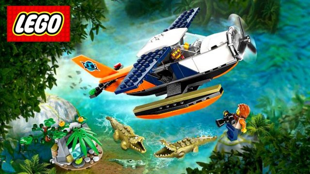LEGO City 60425 Исследователь джунглей водный самолет Обзор набора лего сити