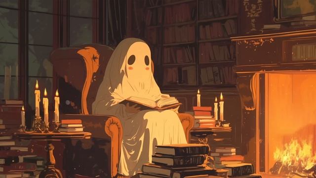 Halloween Ghost  🎃 ☕ LO-FI CHILL music