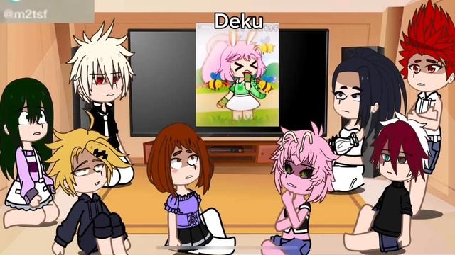 // MHA React To Deku As Random Gacha TikTok// Part 1// First vid.