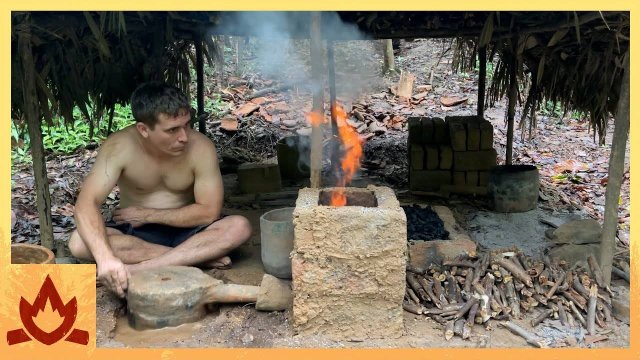 Примитивная технология: Выплавка с применением насоса