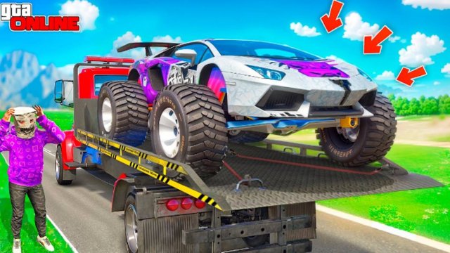 УГНАЛ ЧИТЕРСКИЙ ЛАМБАТРАК В GTA 5! БИТВА ЭВАКУАТОРОВ В ГТА 5 ОНЛАЙН | НАШЕЛ 3 ТАЧКИ