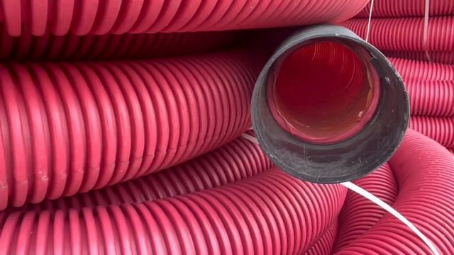 Труба гофрированная 110мм ПНД двуслойная