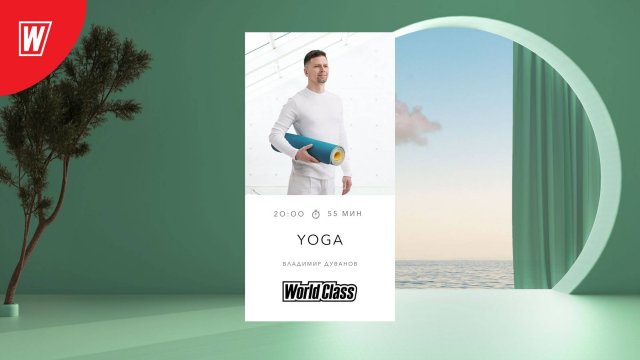 YOGA с Владимиром Дувановым | 13 ноября 2024 в 20.00 по МСК | Онлайн-тренировки World Class