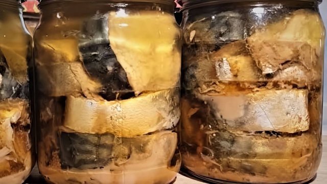 Домашние Консервы из Скумбрии в Духовке/Тушенка из Рыбы/СРОК ХРАНЕНИЯ 12 МЕСЯЦЕВ БЕЗ ХОЛОДИЛЬНИКА
