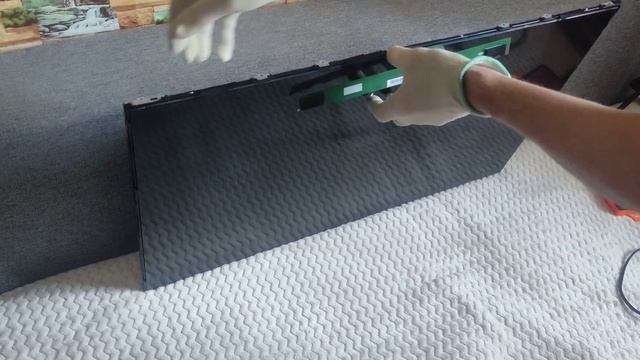 Как снять матрицу с телевизора