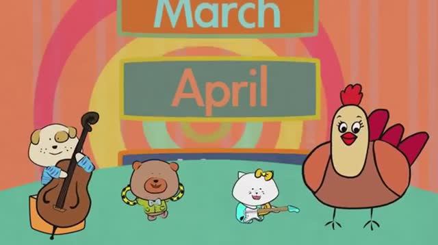 Английский для детей Месяцы года