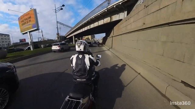 Мото прохват СПБ Открыл сезон 15 апреля 2024 г. HONDA X4 YAMAHA MT 09