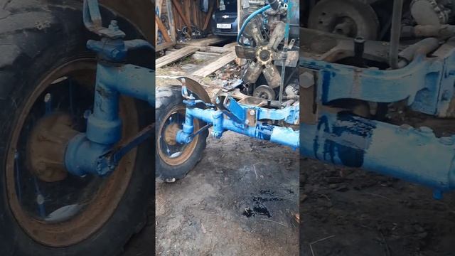 подготовка ЮМЗ к установке пвм  т 40