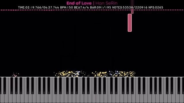 [Black MIDI] End of Love | Han SeRin | 220,916 Notes