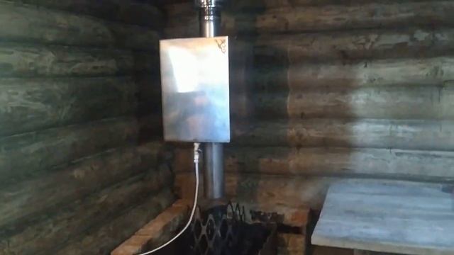ЗАМЕНА БАННОЙ ПЕЧИ НА БОЛЕЕ ПРОЧНУЮ ЧЕМ БЫЛА И НЕЗАПЛАНИРОВАННАЯ ЗАМЕНА ПОЛА В БАНИ