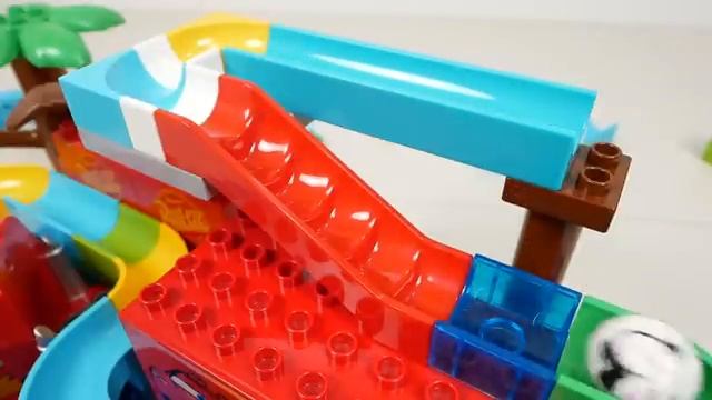 Конструктор ЛЕГО - Marble Run - ASMR ☆ Машины MACK