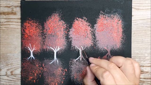 УЧЕБНИК ПО РИСОВАНИЮ - Уроки рисования акриловыми красками! Шаг за шагом! Живопись на холсте для де
