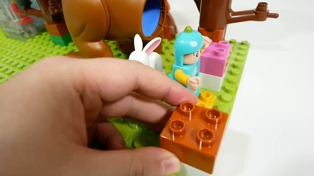 Увлекательная игра «Конструктор» ВЕСЕЛЫЕ ГОРКИ ☆ ASMR Большой динозавр и туннель с вулканами