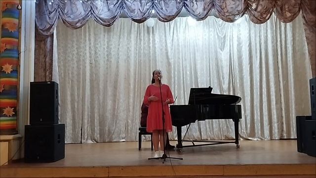 Романс"На пруду",слова И.Бунин,музыка И,Францескевич. Исполняет Шерстяченко Алёна.