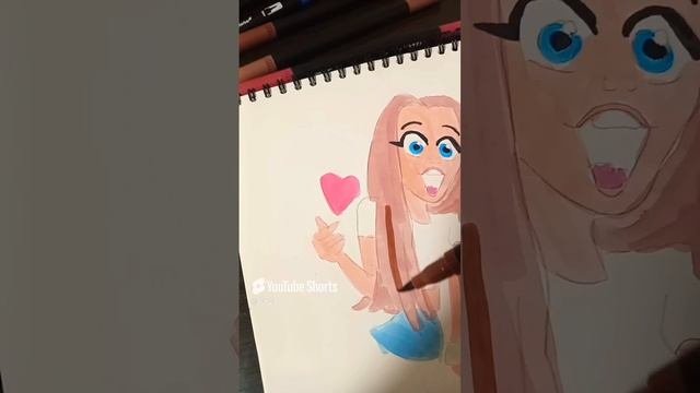 Аня Дабл Бабл ❤️ #даблбабл #рисунки #рисование #творчество