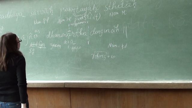 Спецкурс А.А. Зализняка Строй ведийского языка, 2015 г.