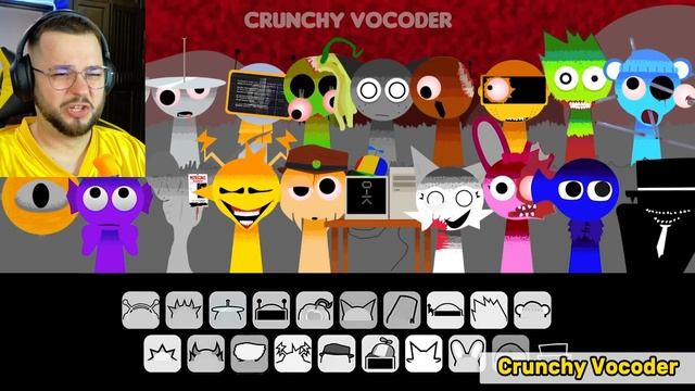 ВСЕ ПЕРСОНАЖИ Incredibox Sprunki ВМЕСТЕ! НОВЫЙ МОД СПРУНКИ