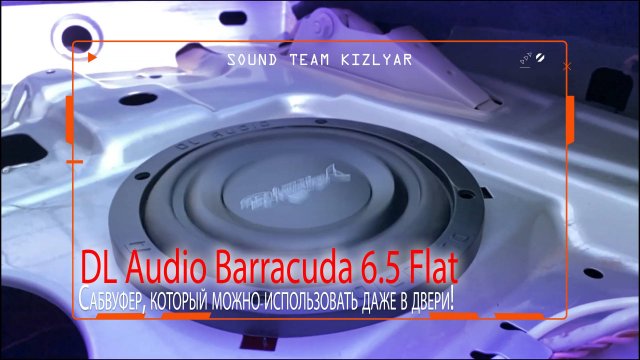 Сабвуфер, который можно использовать даже в двери! DL Audio Barracuda 6.5 Flat