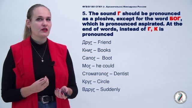 Pronunciation rules. Part 1