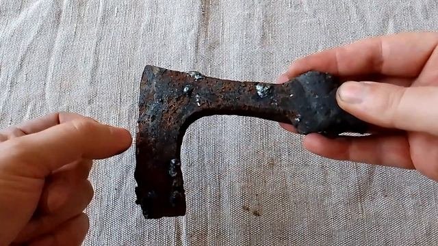 Реставрация древнего топора. Рекомендации и нюансы в процессе реставрации.