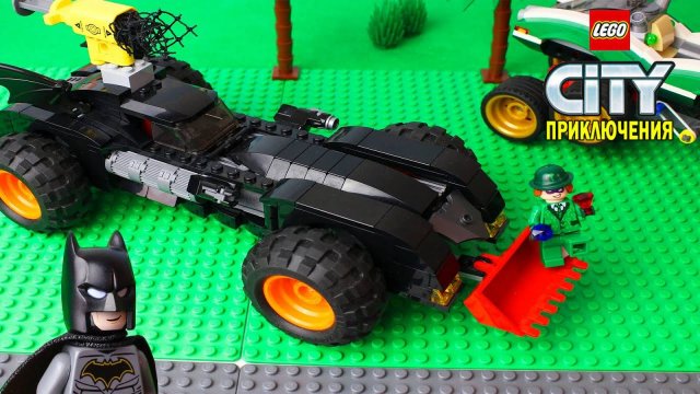 Мультики для детей. LEGO Batman Экспериментальный Бэтмобиль. Мультик про машинки, Детские Мультики