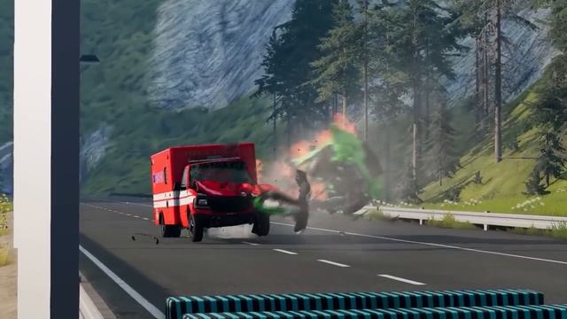 Аварии в BeamNG Drive