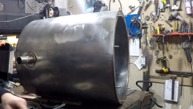 Пароводяной котёл своими руками | Из пищевой нержавейки | Весь процесс изготовления | ПВК