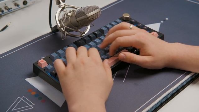 ⌨️ MATHEW TECH MK80 - KTT Red typing sounds (brass plate)